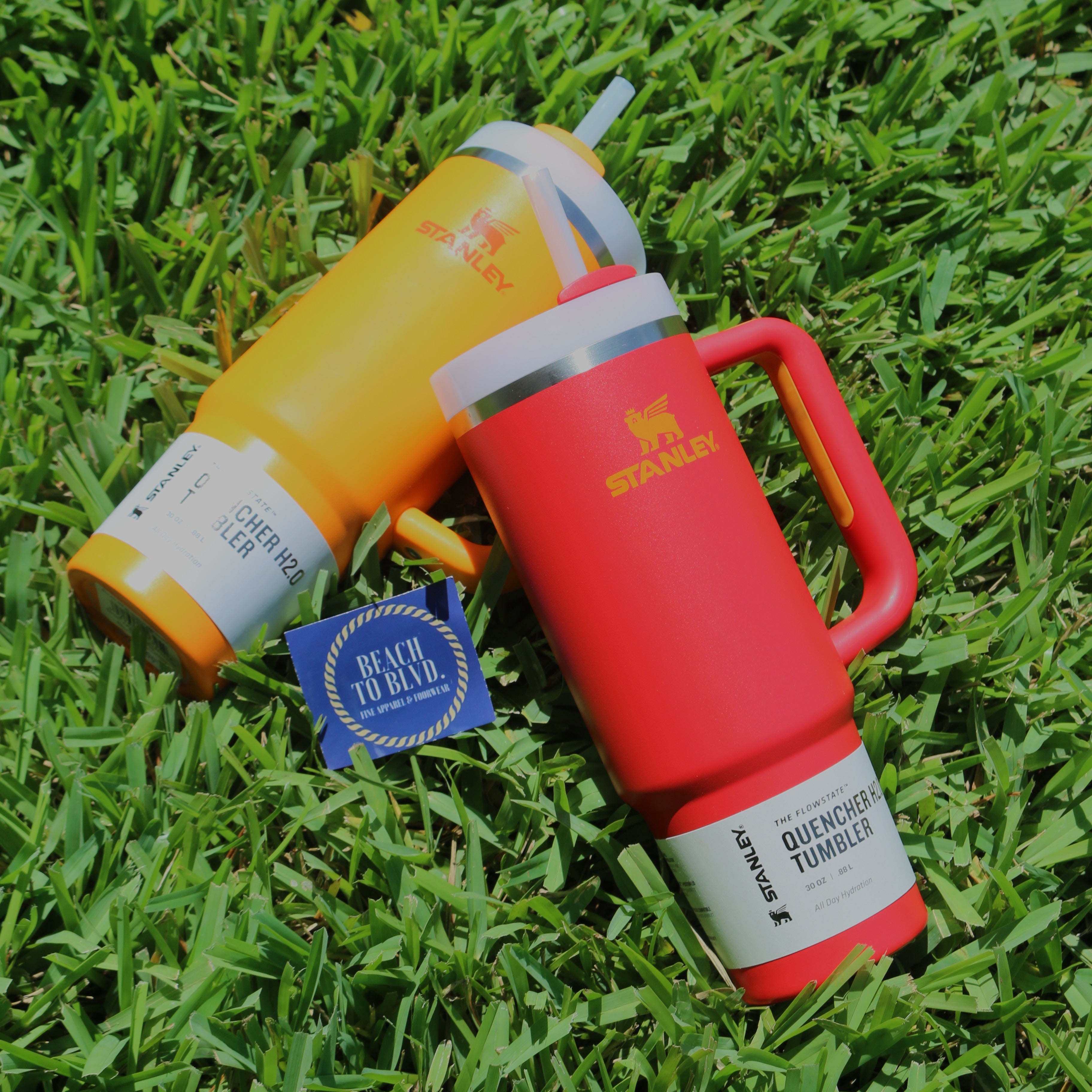 Stanley The Quencher H2.0 Flowstate Tumbler - Goldenrod 30 Ounces - BeachToBlvd