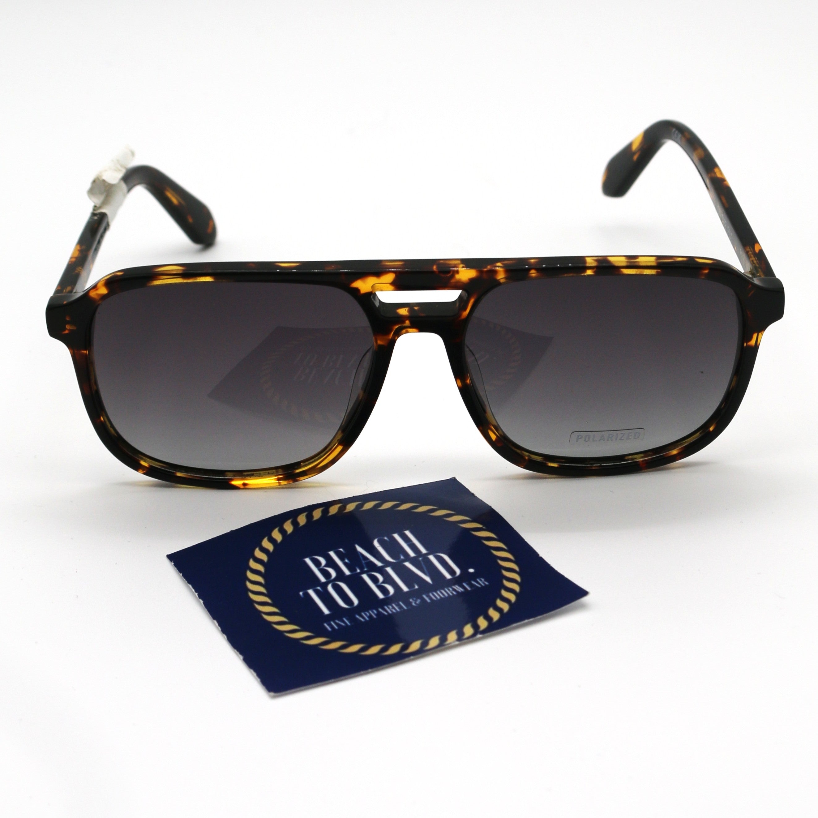 QUAY ON THE FLY- Tortoise Frame / Smoke Polarized Lens