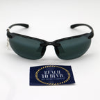 Maui Jim Sunglasses Banyans - Black Frame w\ Grey Lens - BeachToBlvd