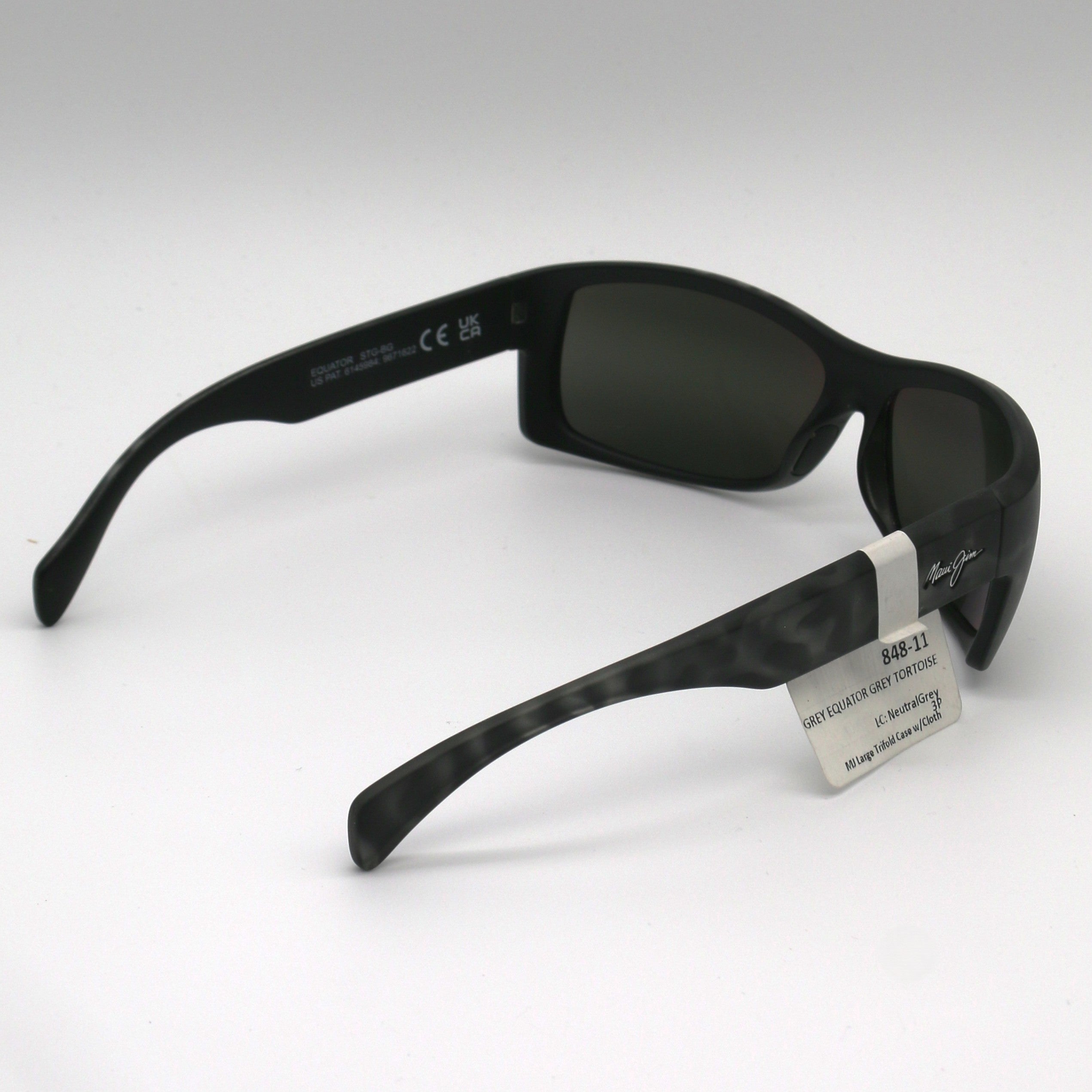 Maui Jim Sunglasses Equator - Grey Tortoise Frame - Gray Lens - BeachToBlvd