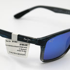 Maui Jim Onshore Polarized Sunglasses - Black and Blue Frame - Blue Lens - BeachToBlvd