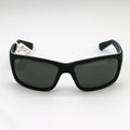 Maui Jim Kanaio Coast Polarized Sunglasses - Matte Black with White and Blue - BeachToBlvd