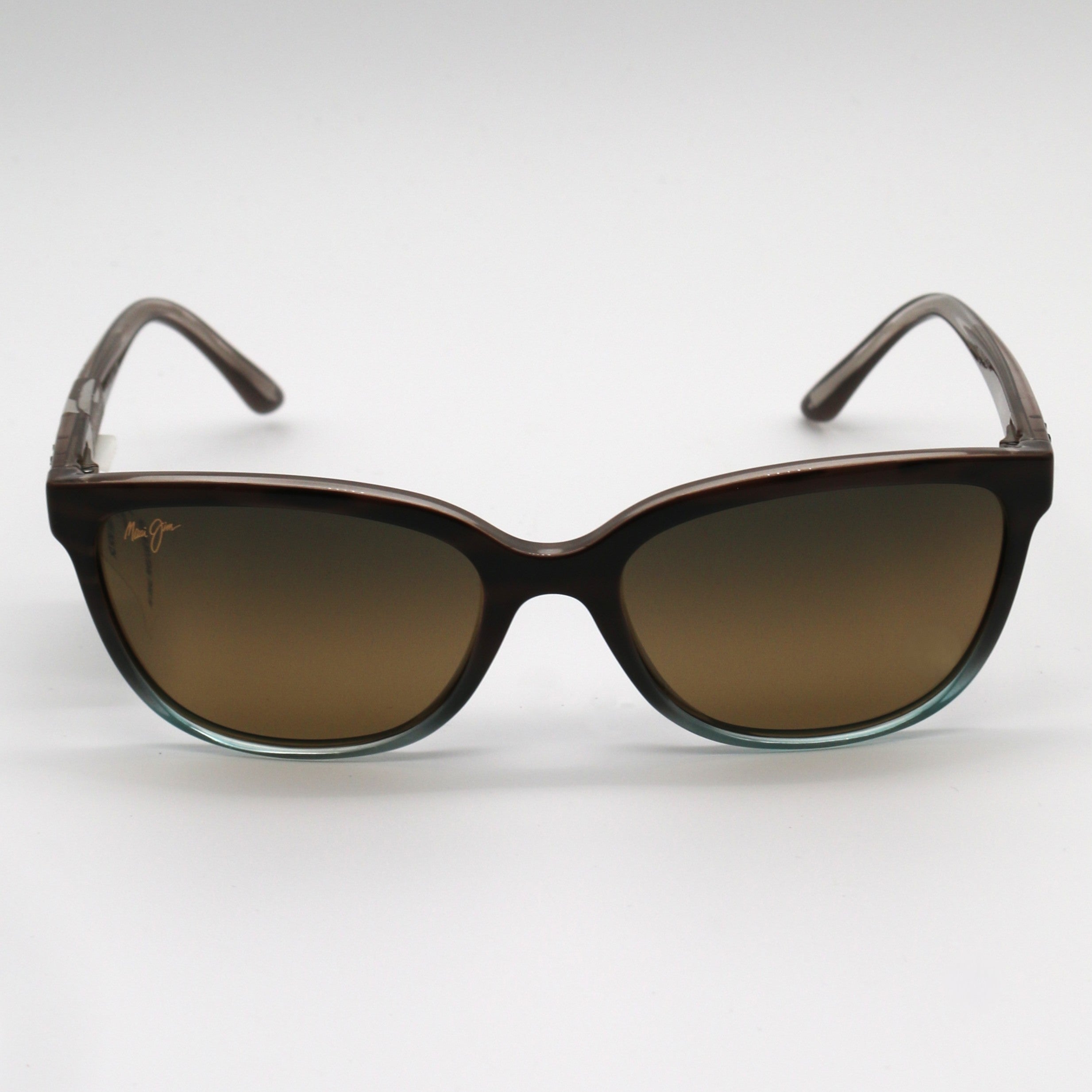 Maui Jim 758 Honi Polarized Sunglasses Sandstone\Blue Frame with HCL Bronze Lens - BeachToBlvd
