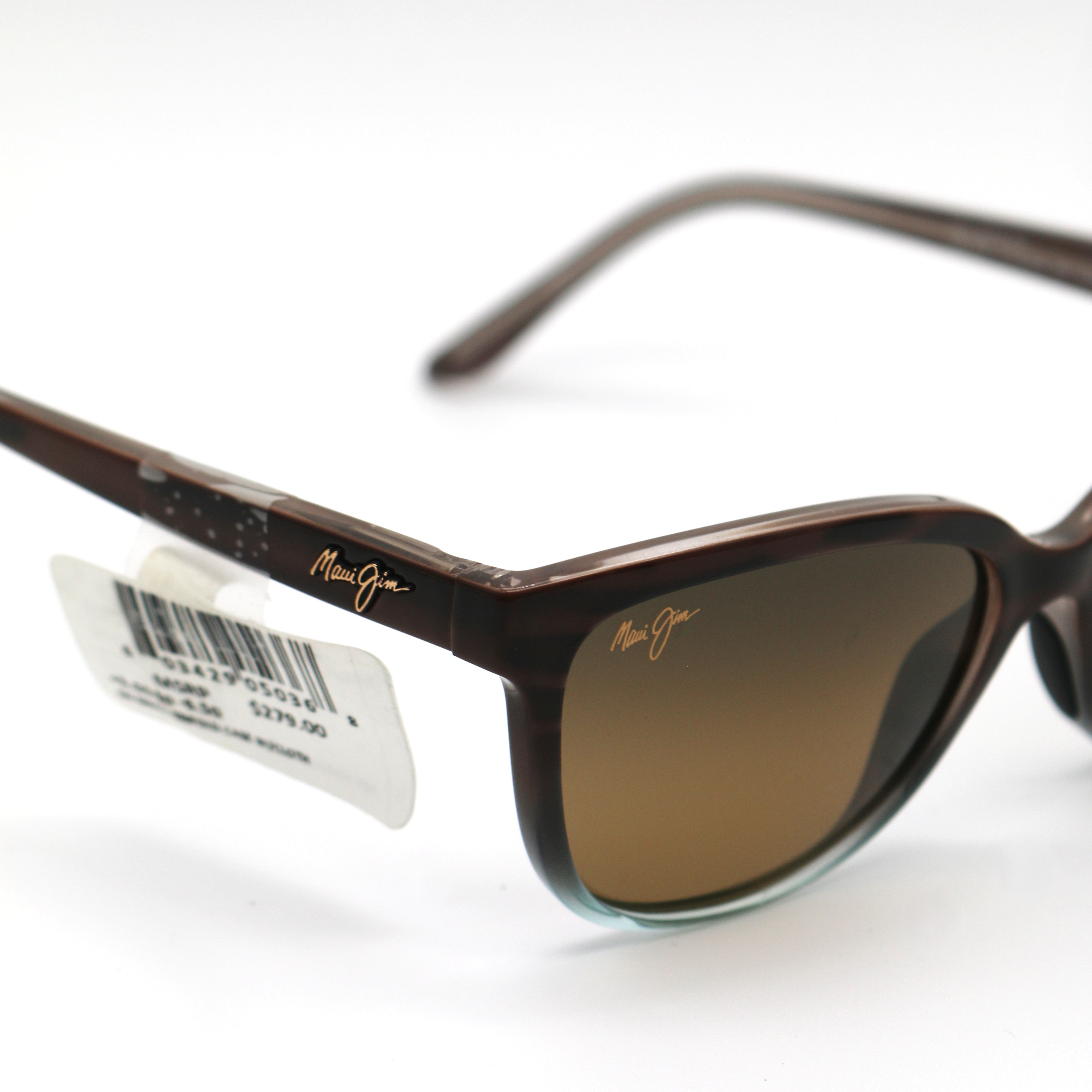 Maui Jim 758 Honi Polarized Sunglasses Sandstone\Blue Frame with HCL Bronze Lens - BeachToBlvd