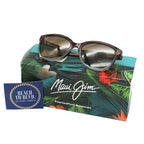 Maui Jim 758 Honi Polarized Sunglasses Sandstone\Blue Frame with HCL Bronze Lens - BeachToBlvd