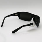Maui Jim Sunglasses Peahi Wrap Sunglasses - Gloss Black - 202-02 - BeachToBlvd
