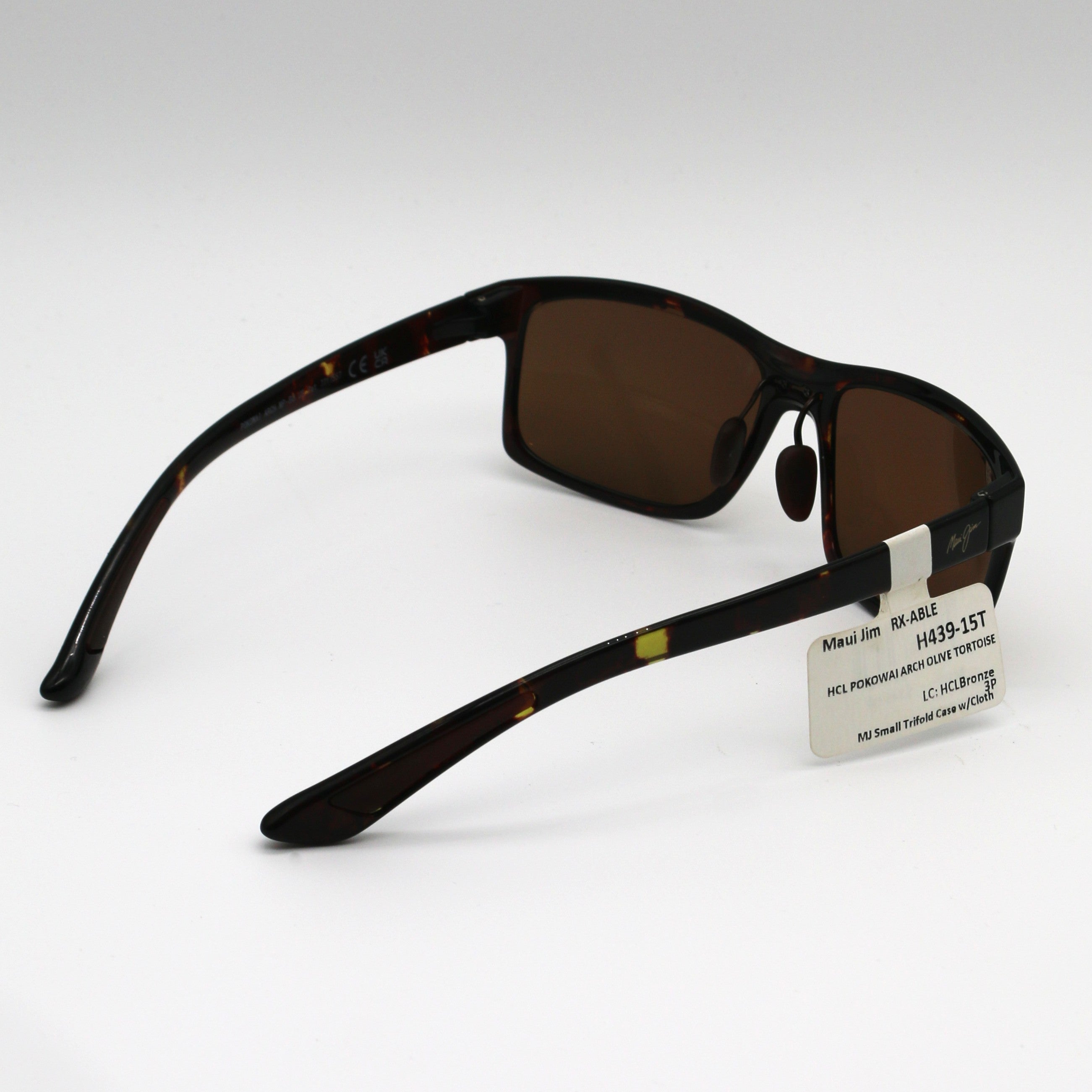 Maui Jim Sunglasses Pokowai Arch - Olive Tortoise Frame - Bronze Lens - BeachToBlvd