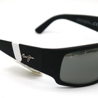 Maui Jim Sunglasses  World Cup - Matte Black Rubber Frame w/ Neutral Gray Lens - BeachToBlvd