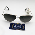 Maui Jim Sunglasses Baby Beach Silver Frame w\ Gray Lens - BeachToBlvd