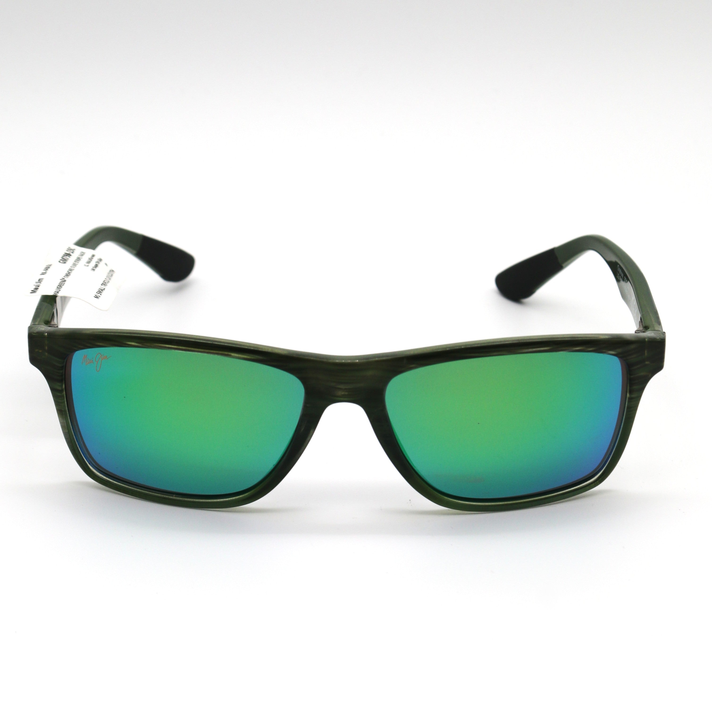 Maui Jim Onshore Polarized Sunglasses - Green Frame \ Green Lens - BeachToBlvd