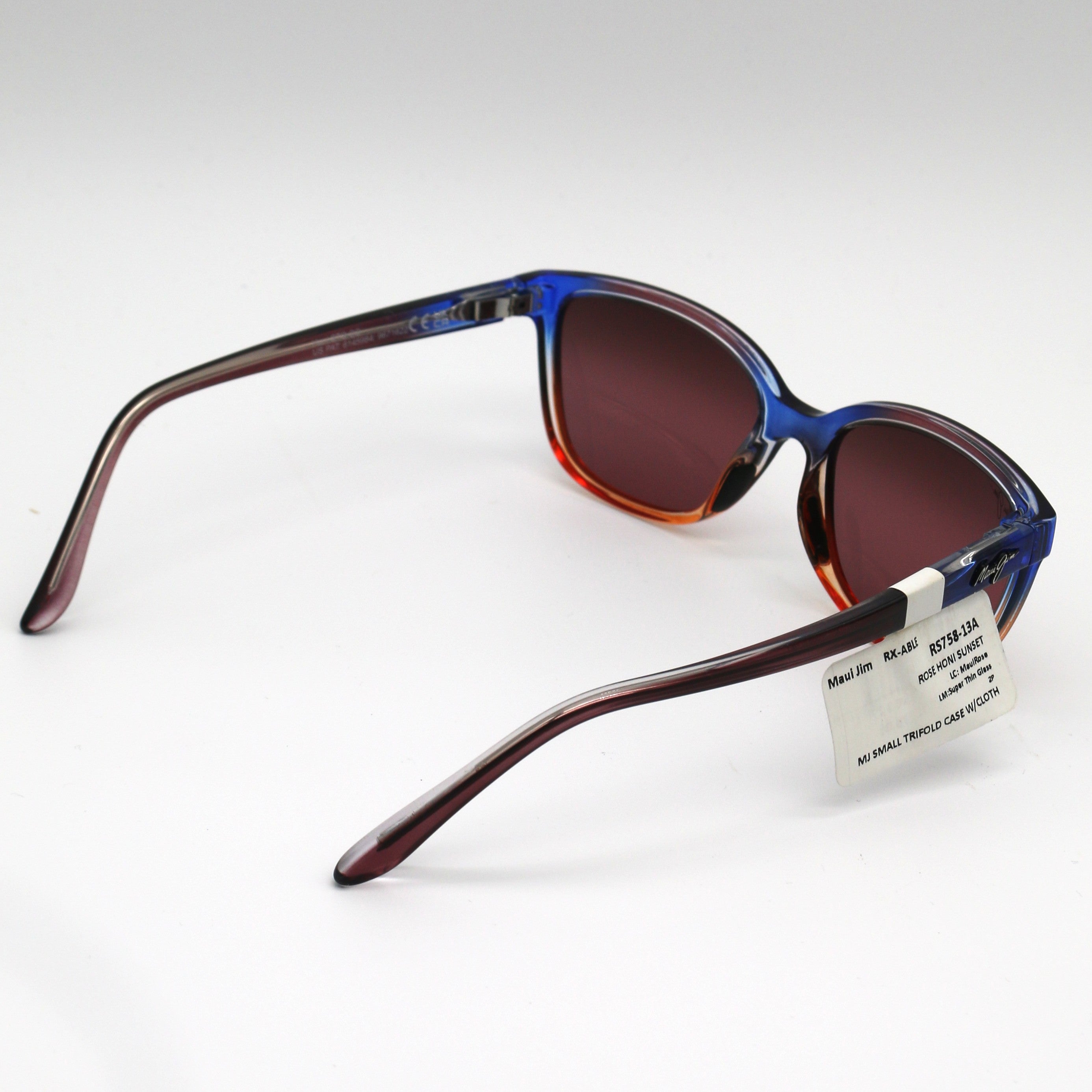 Maui Jim Sunglasses Honi Sunglasses - Sunset Frame With Maui Rose Lens - Rs758-13A - BeachToBlvd