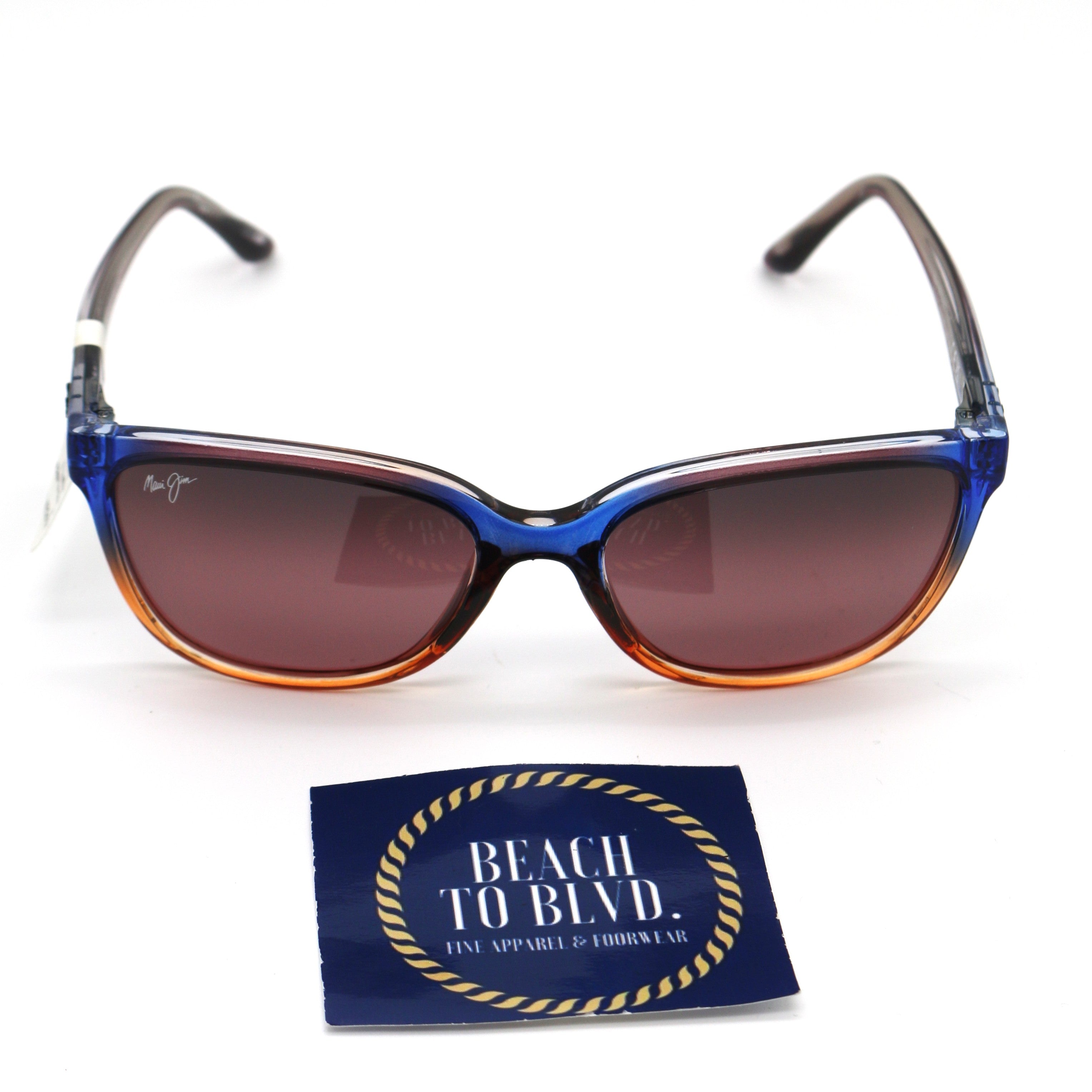 Maui Jim Sunglasses Honi Sunglasses - Sunset Frame With Maui Rose Lens - Rs758-13A - BeachToBlvd