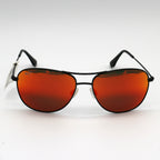 Maui Jim Sunglasses Cliff House Sunglasses Black Gloss Frame With Hawaii Lava Lens - Rm247-02 - BeachToBlvd