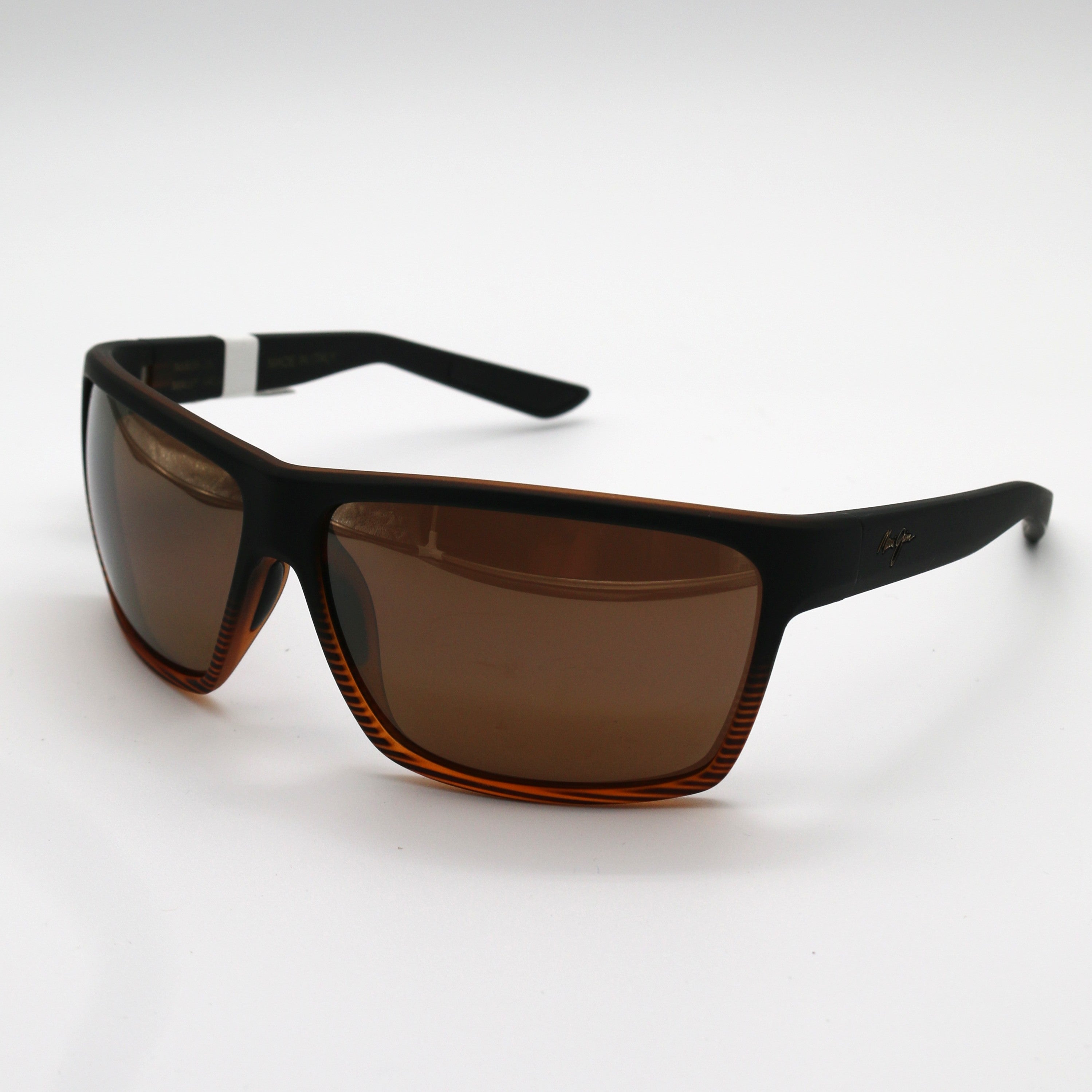 Maui Jim Sunglasses Alenuihaha - Dark Brown Stripe Frame w\ Bronze Lens - BeachToBlvd