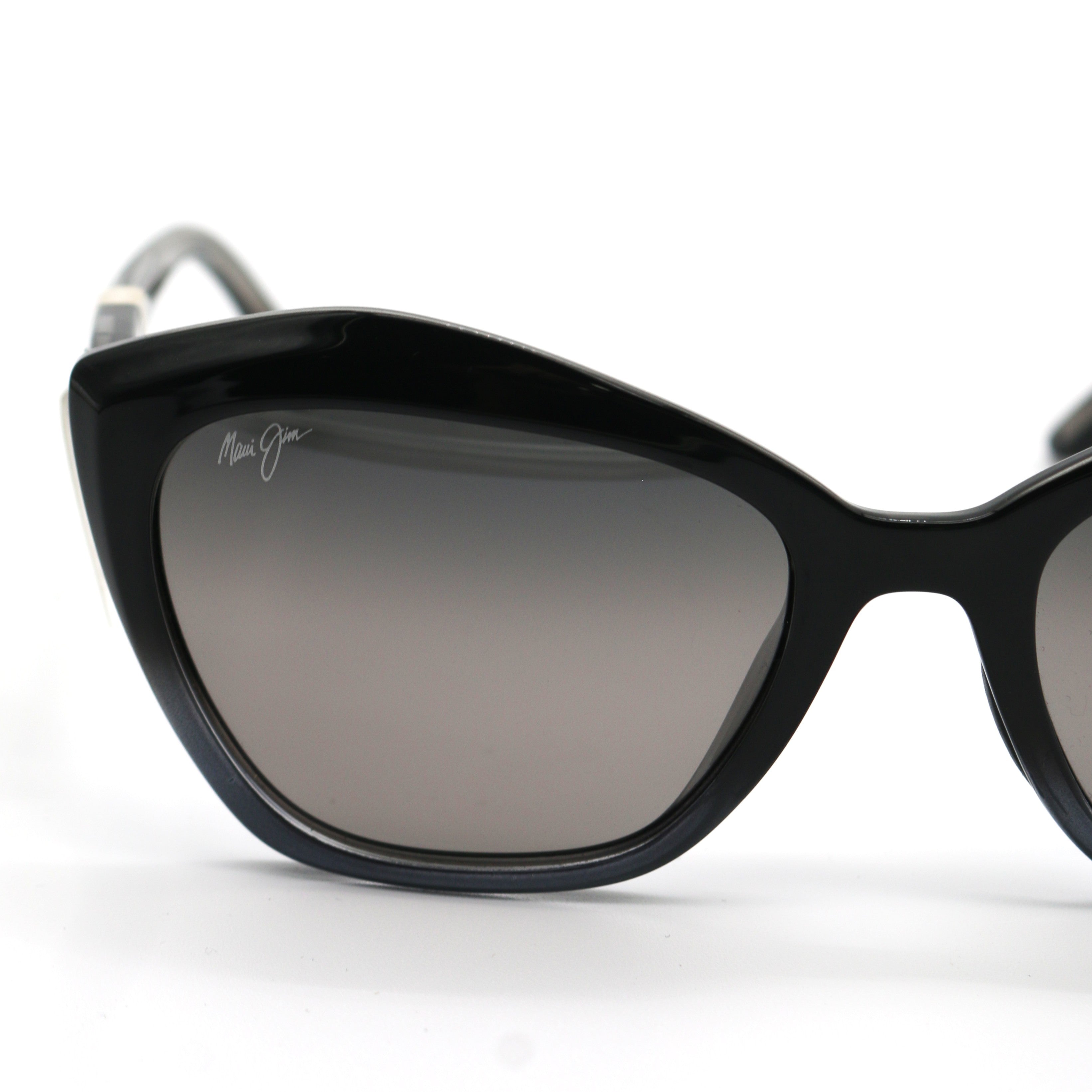 Maui Jim Sunglasses Lotus - Black Fade Frame - Gray Lens - BeachToBlvd