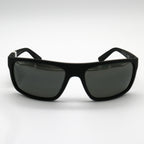 Maui Jim Sunglasses 746-02 Byron Bay - Black Matte Rubber Frame - Gray Lens - BeachToBlvd