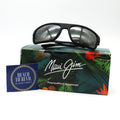 Maui Jim Sunglasses 746-02 Byron Bay - Black Matte Rubber Frame - Gray Lens - BeachToBlvd