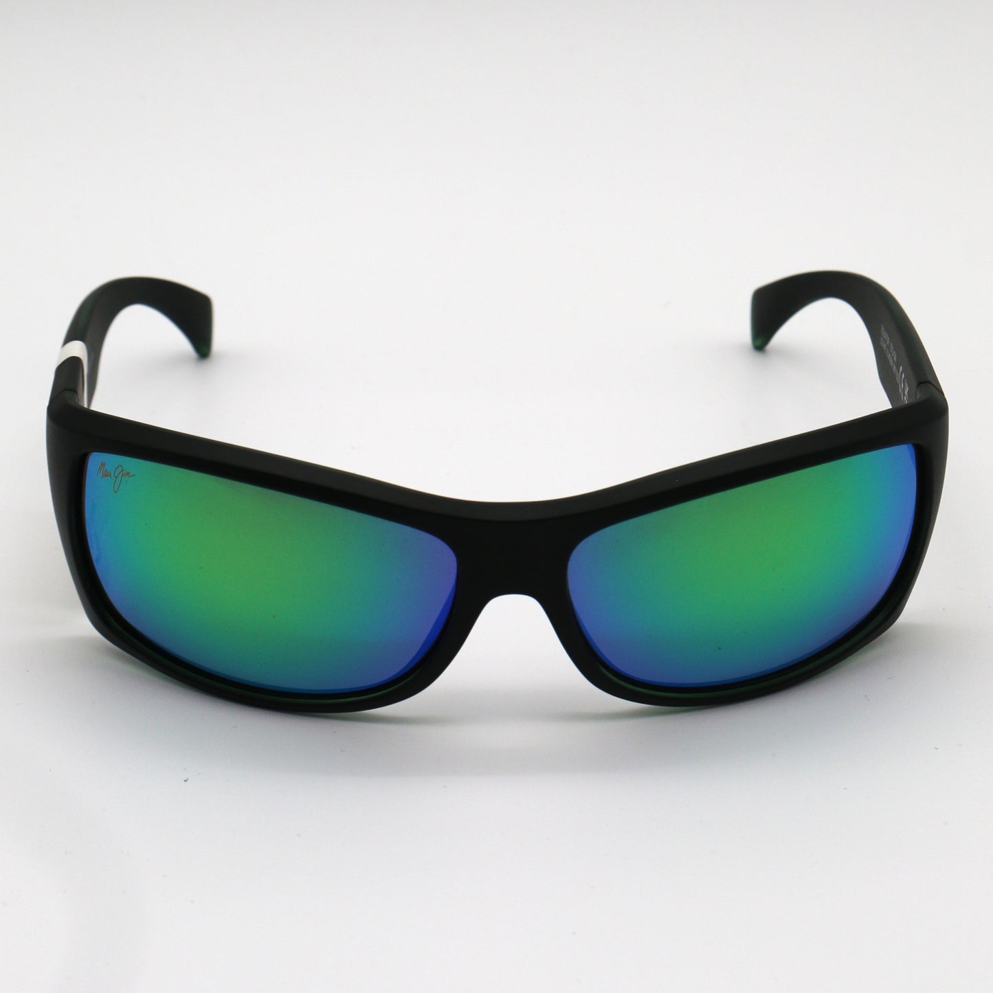 Maui Jim Sunglasses Equator - Matte Black W/Olive Frame - Green Lens