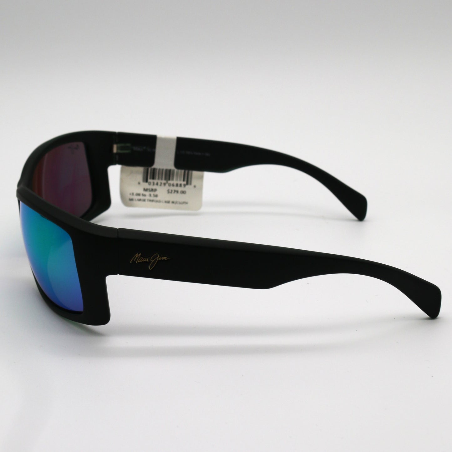Maui Jim Sunglasses Equator - Matte Black W/Olive Frame - Green Lens