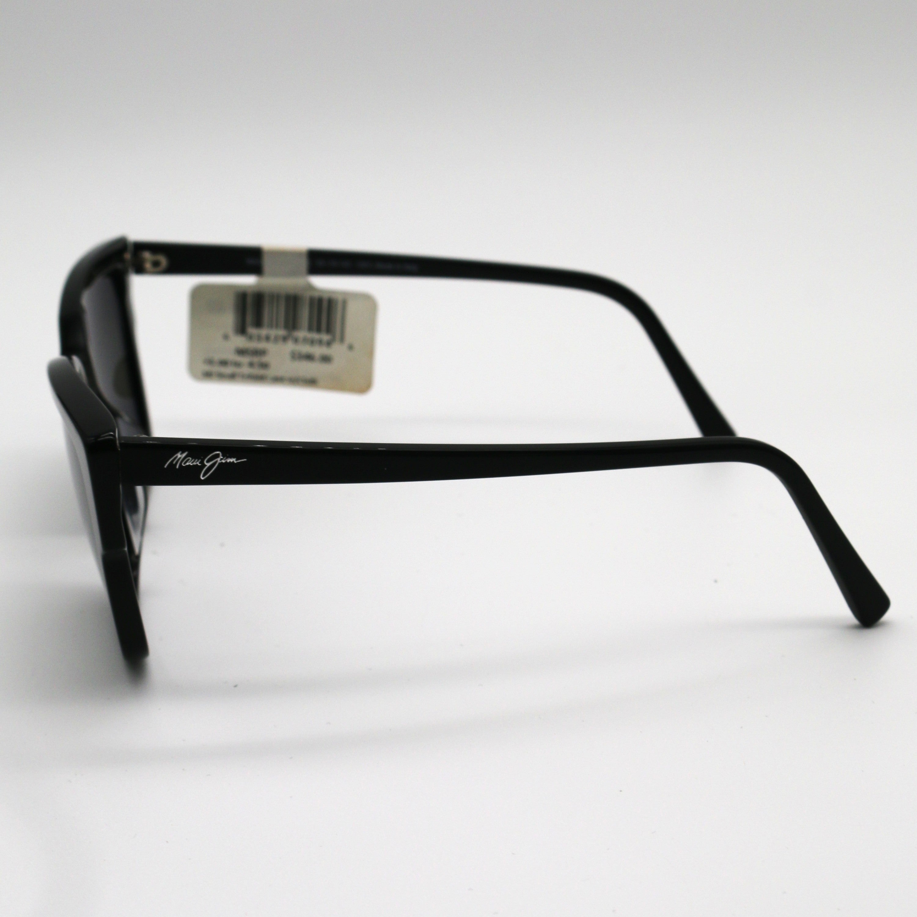 Maui Jim Sunglasses Kou - Black Gloss Frame - Gray Lens - BeachToBlvd