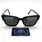 Maui Jim Sunglasses Kou - Black Gloss Frame - Gray Lens - BeachToBlvd