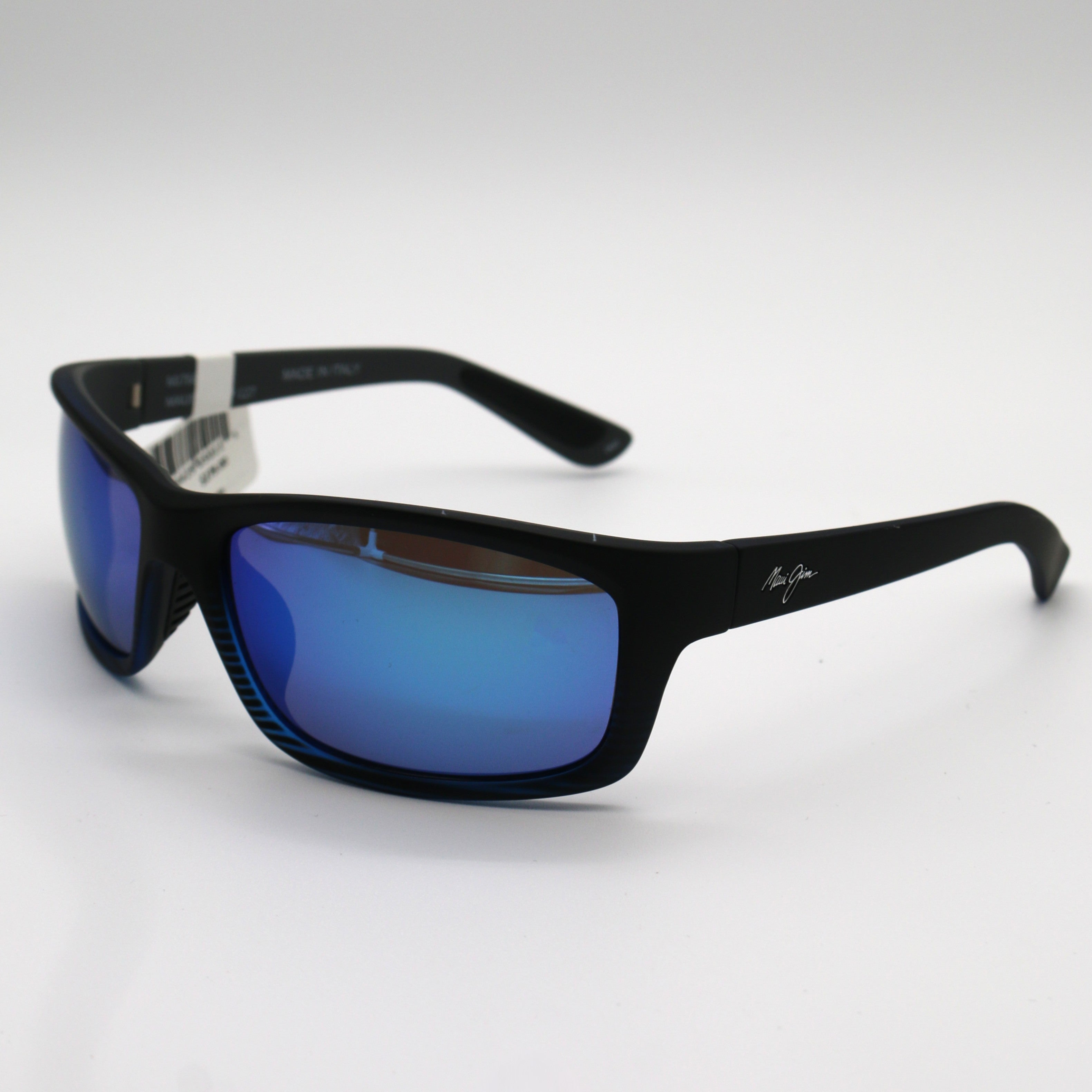 Maui Jim Kanaio Coast B766-08C Matte Black Frame - Blue Lens - BeachToBlvd