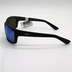 Maui Jim Kanaio Coast B766-08C Matte Black Frame - Blue Lens - BeachToBlvd