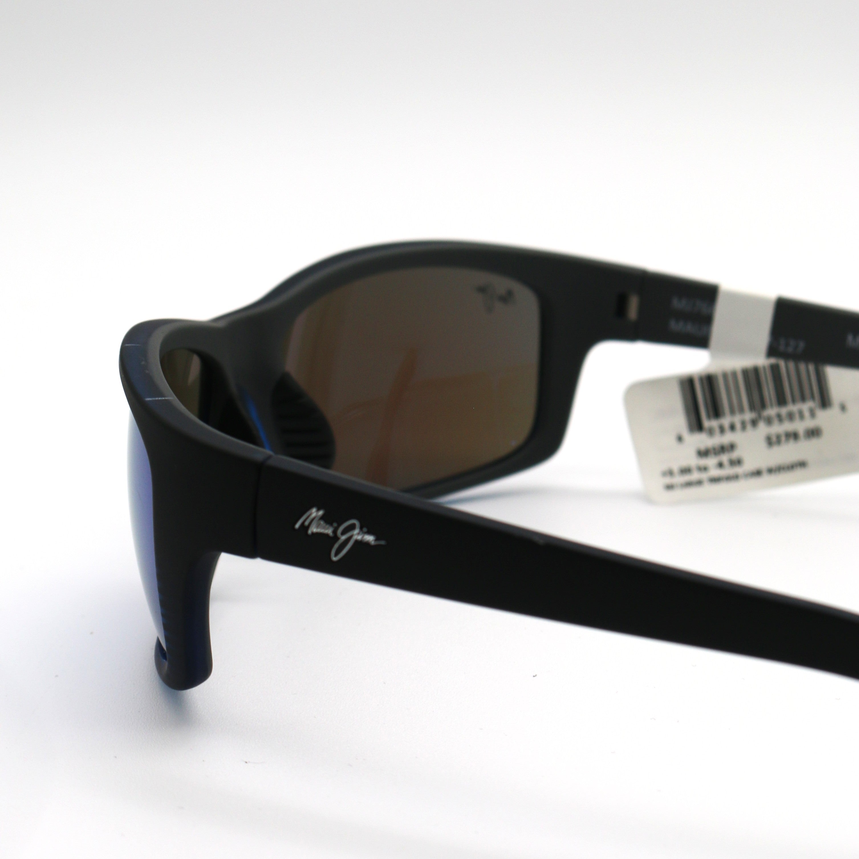 Maui Jim Kanaio Coast B766-08C Matte Black Frame - Blue Lens - BeachToBlvd