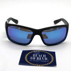 Maui Jim Kanaio Coast B766-08C Matte Black Frame - Blue Lens - BeachToBlvd