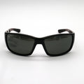 Maui Jim Sunglasses Local Kine - Shiny Black/Grey/Maroon Frame - Gray Lens - BeachToBlvd