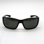 Maui Jim Sunglasses Local Kine - Shiny Black/Grey/Maroon Frame - Gray Lens - BeachToBlvd