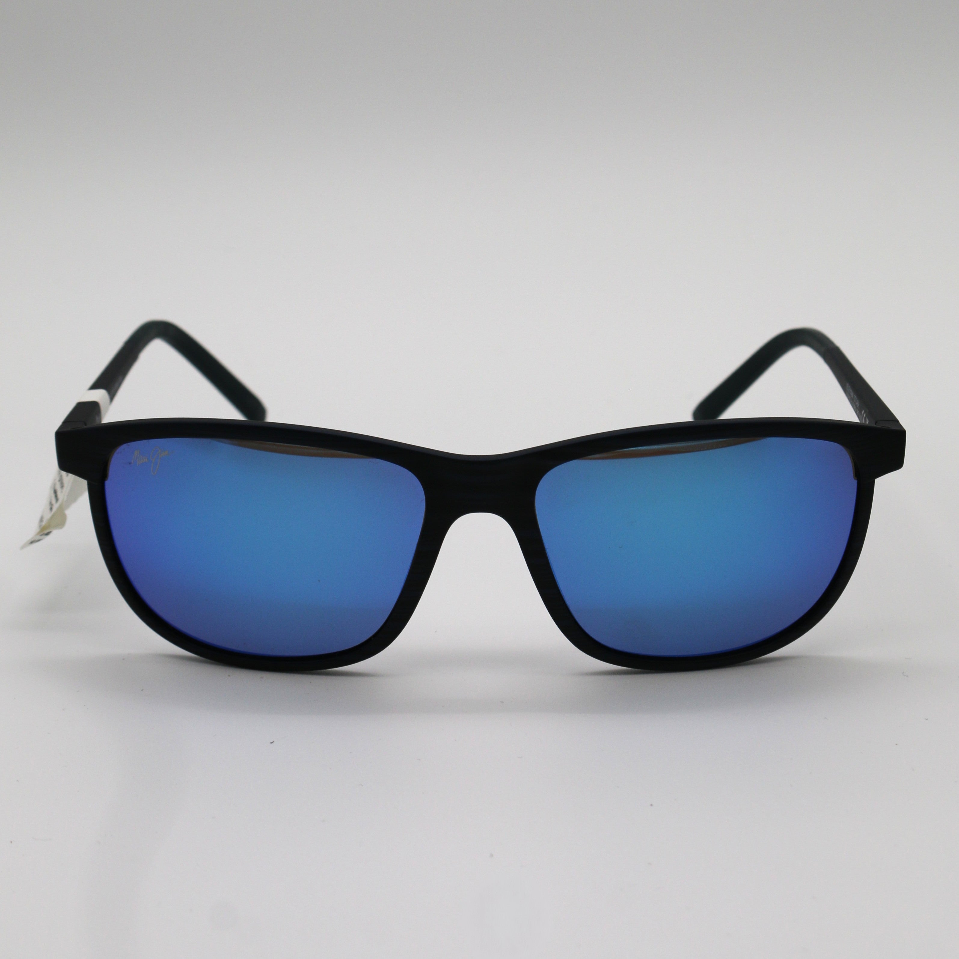 Maui Jim Dragon's Lele Kawa Teeth Polarized Sunglasses - Dark Blue Frame \ Blue Lens - BeachToBlvd