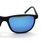 Maui Jim Dragon's Lele Kawa Teeth Polarized Sunglasses - Dark Blue Frame \ Blue Lens - BeachToBlvd