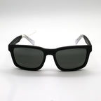 Maui Jim Sunglasses Stone Shack - Matte Black Frame W/Crystal Tips - Gray Lens - BeachToBlvd