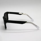 Maui Jim Sunglasses Stone Shack - Matte Black Frame W/Crystal Tips - Gray Lens - BeachToBlvd