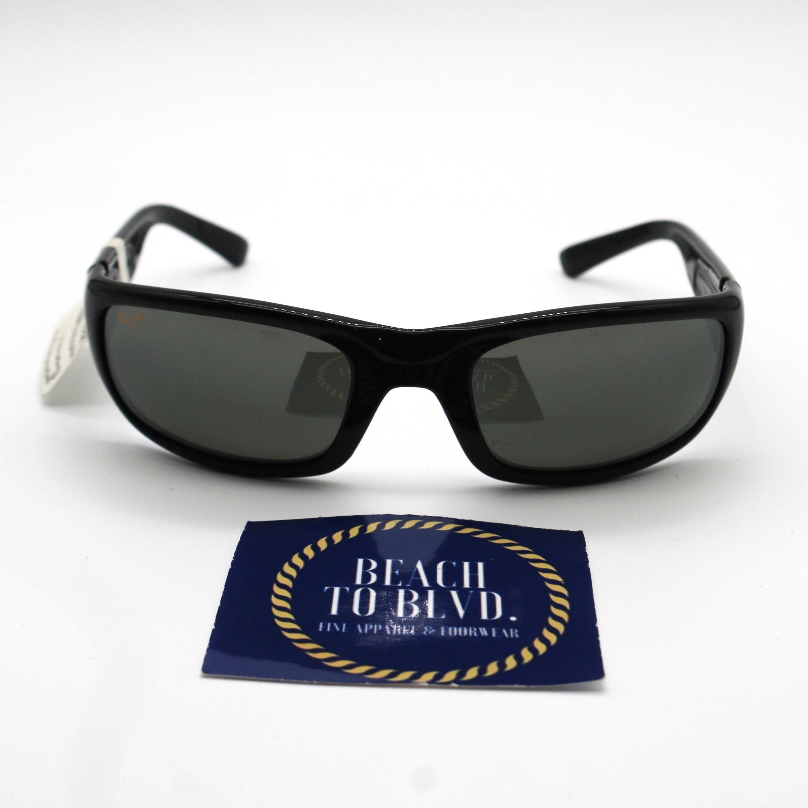 Maui Jim Sunglasses Stingray Gloss Black Frame w/ Neutral Gray Lens - BeachToBlvd