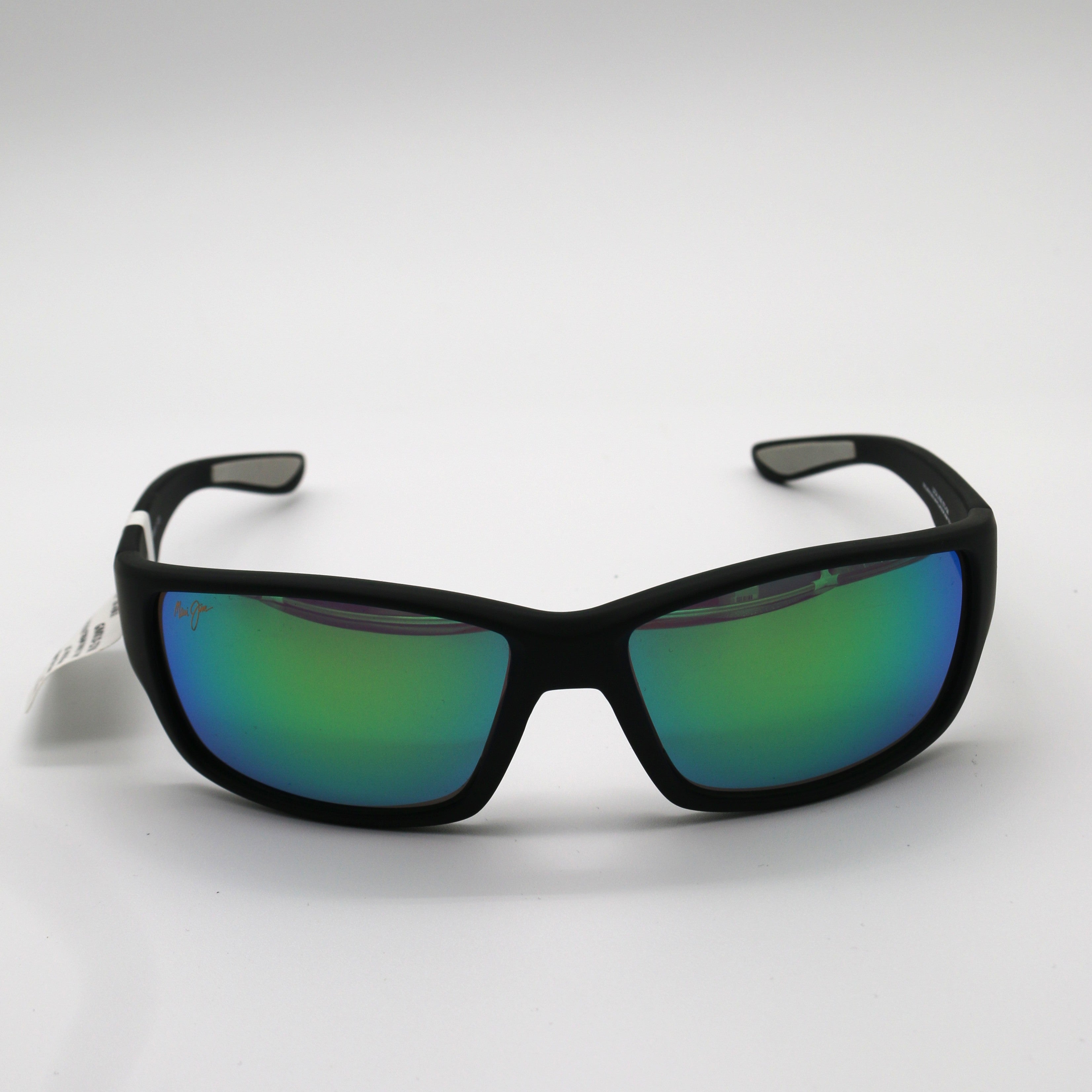 Maui Jim Local Kine Polarized Sunglasses - Black Frame \ Green Lenses - BeachToBlvd