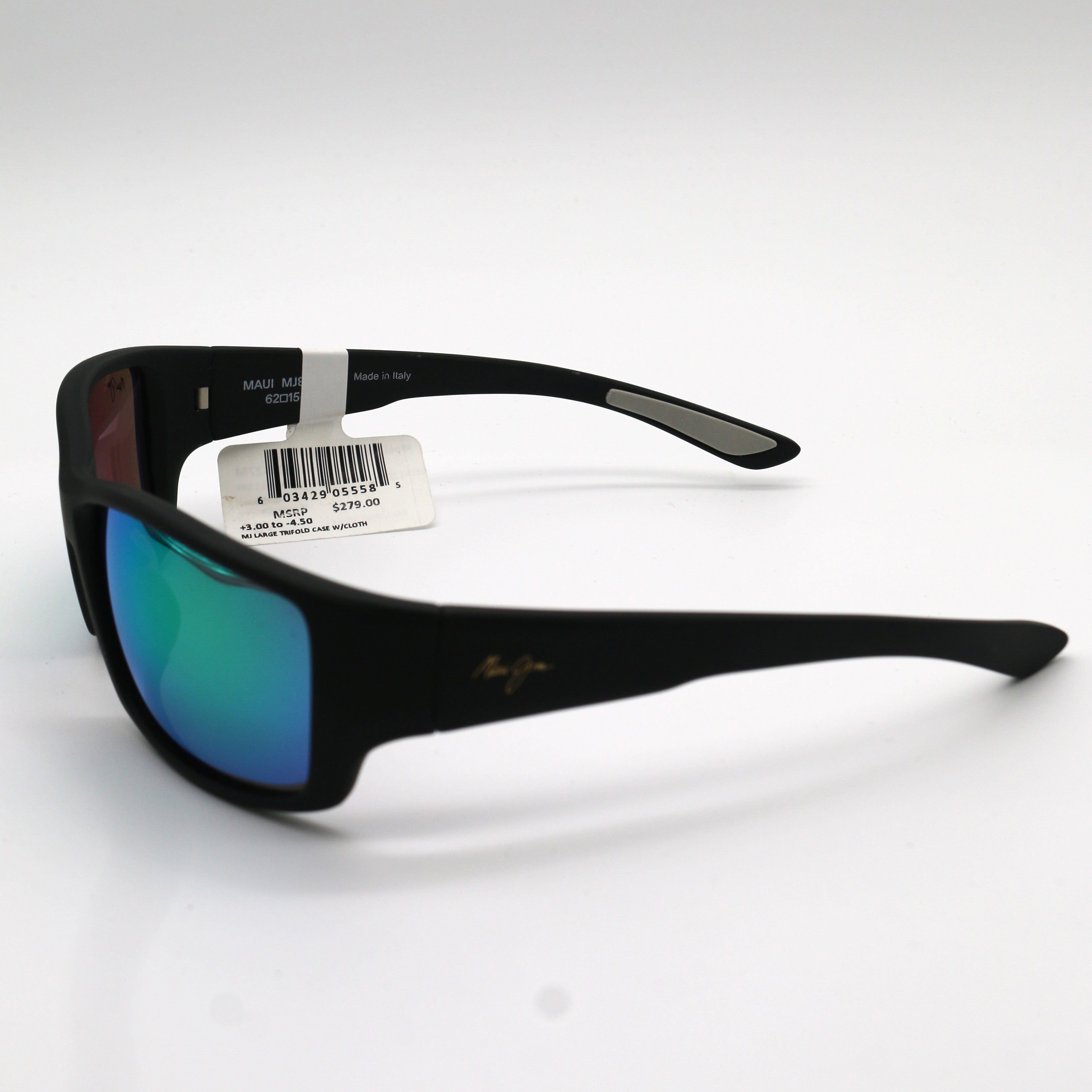 Maui Jim Local Kine Polarized Sunglasses - Black Frame \ Green Lenses - BeachToBlvd
