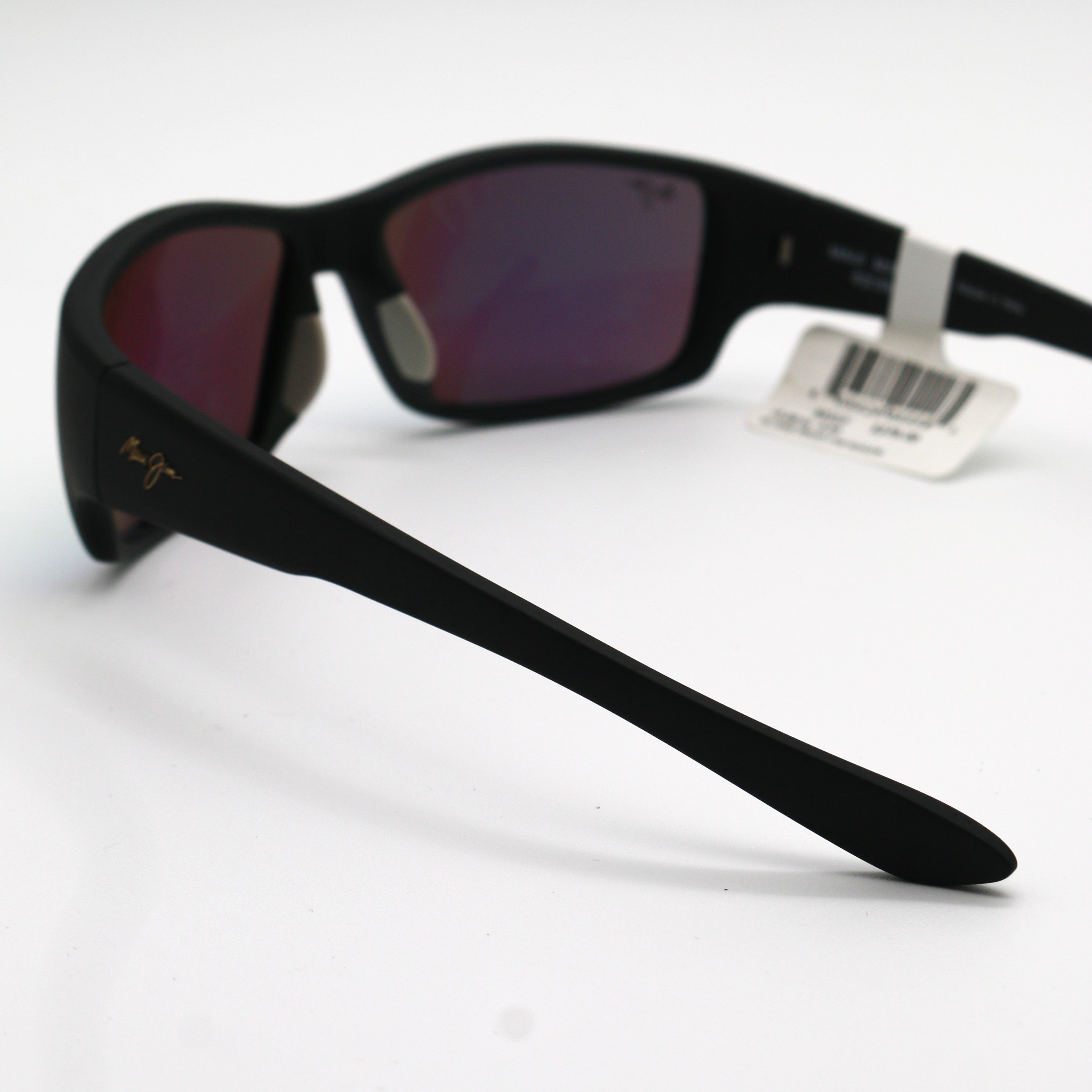 Maui Jim Local Kine Polarized Sunglasses - Black Frame \ Green Lenses - BeachToBlvd