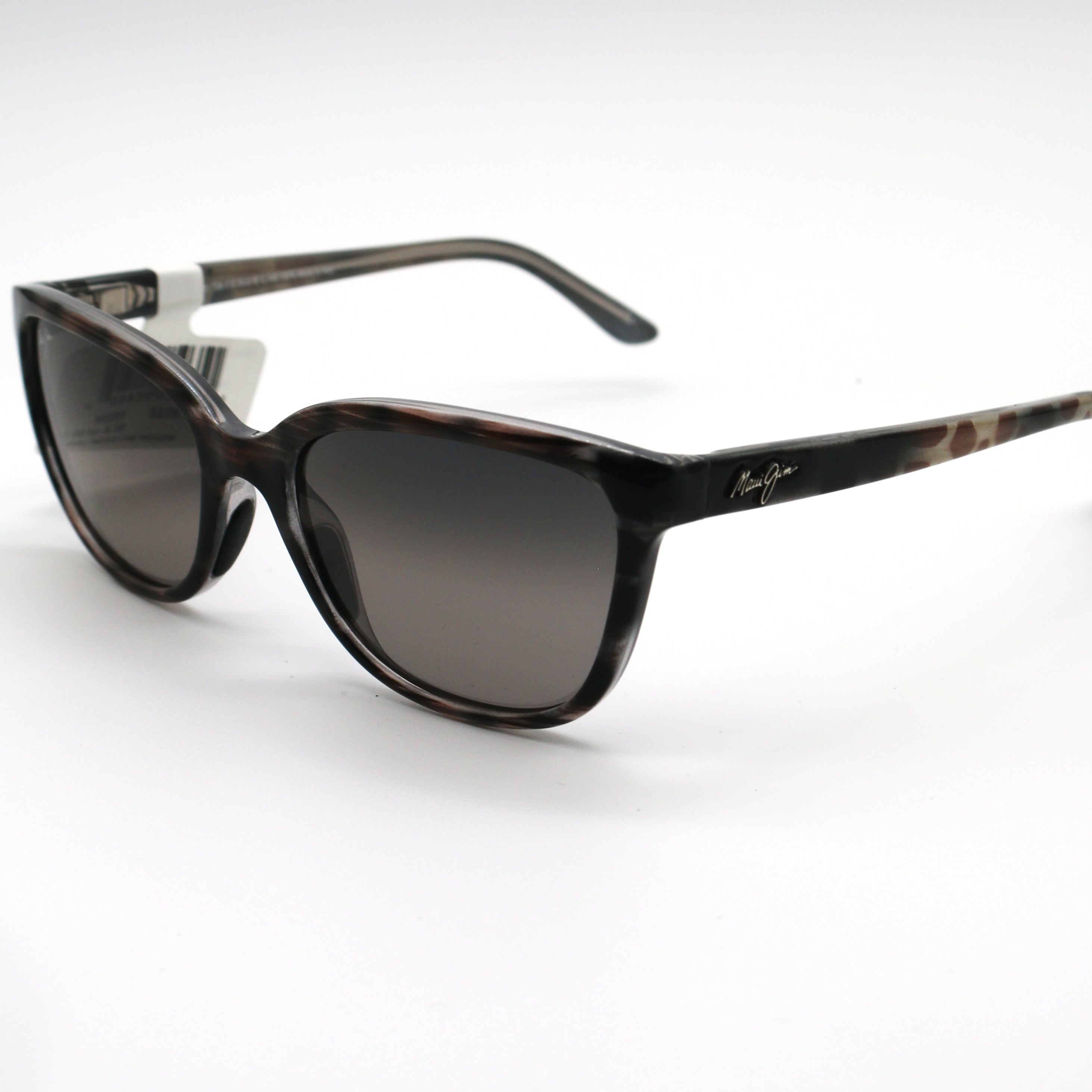 Maui Jim Honi Polarized Sunglasses - Grey Tortoise Frame / Gray Lens - BeachToBlvd