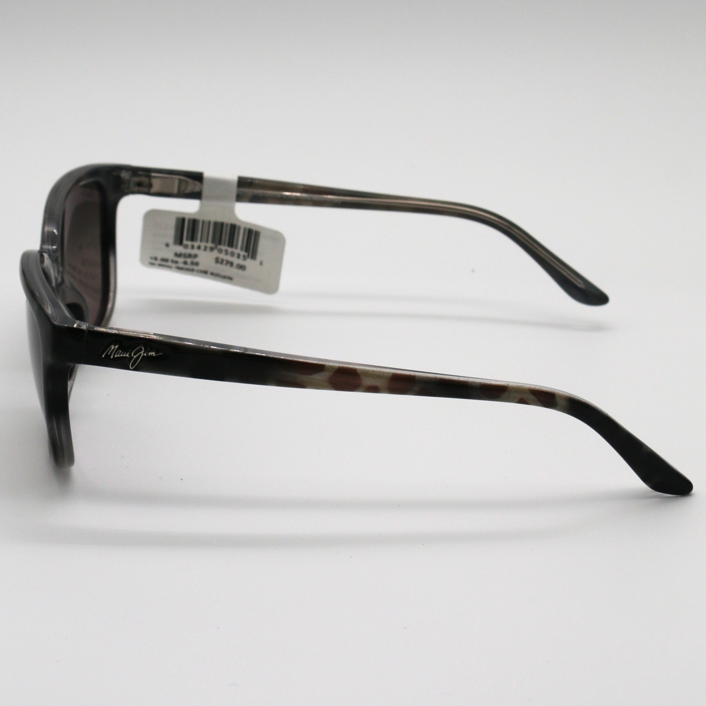 Maui Jim Honi Polarized Sunglasses - Grey Tortoise Frame / Gray Lens - BeachToBlvd