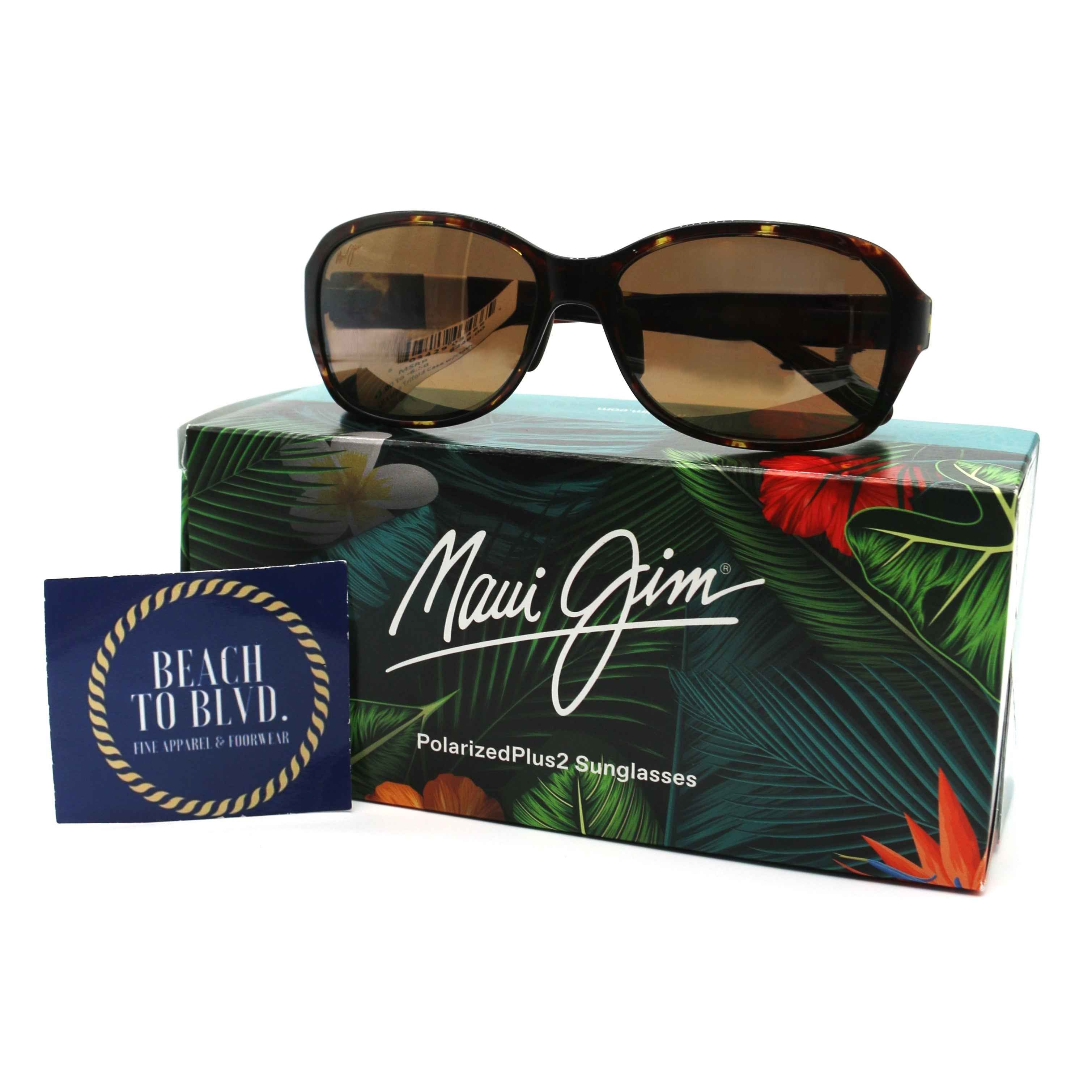 Maui Jim Sunglasses Koki Beach - Olive Tortoise Frame w\ Bronze Lens