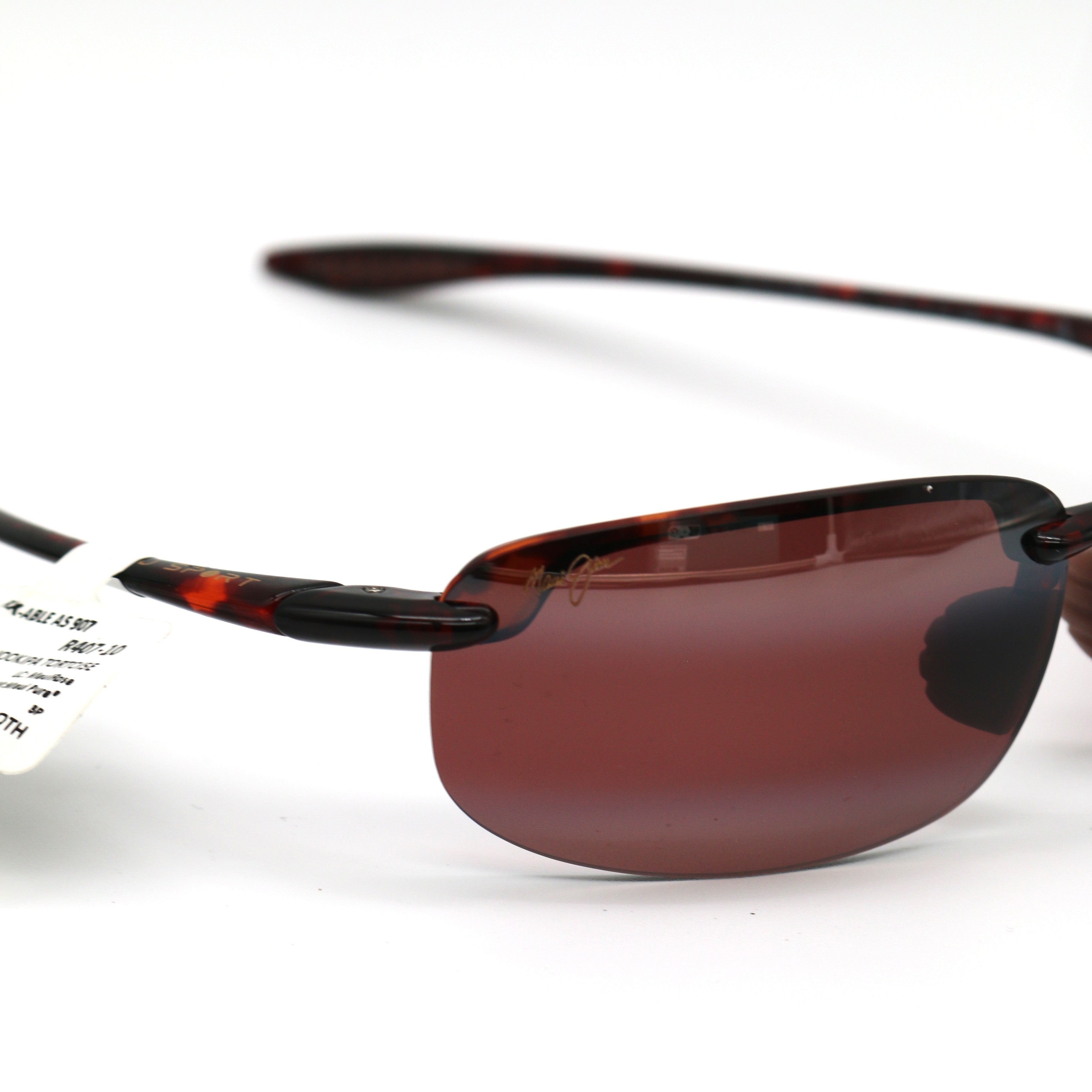 Maui Jim Hookipa Polarized Sunglasses - Tortoise Pink Frame with Maui Rose Lens - BeachToBlvd