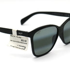 Maui Jim Sunglasses Liquid Sunshine Sunglasses Black Gloss Frame, Grey Lens - 601-02 - BeachToBlvd