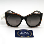 Maui Jim Sunglasses Pakalana - Black W/Tortoise Int Frame - Gray Lens - BeachToBlvd