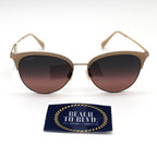 Maui Jim Sunglasses Olili Sunglasses Milky Almond Frame With Rose Lenses - Rs330-05 - BeachToBlvd