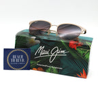 Maui Jim Sunglasses Olili Sunglasses Milky Almond Frame With Rose Lenses - Rs330-05 - BeachToBlvd