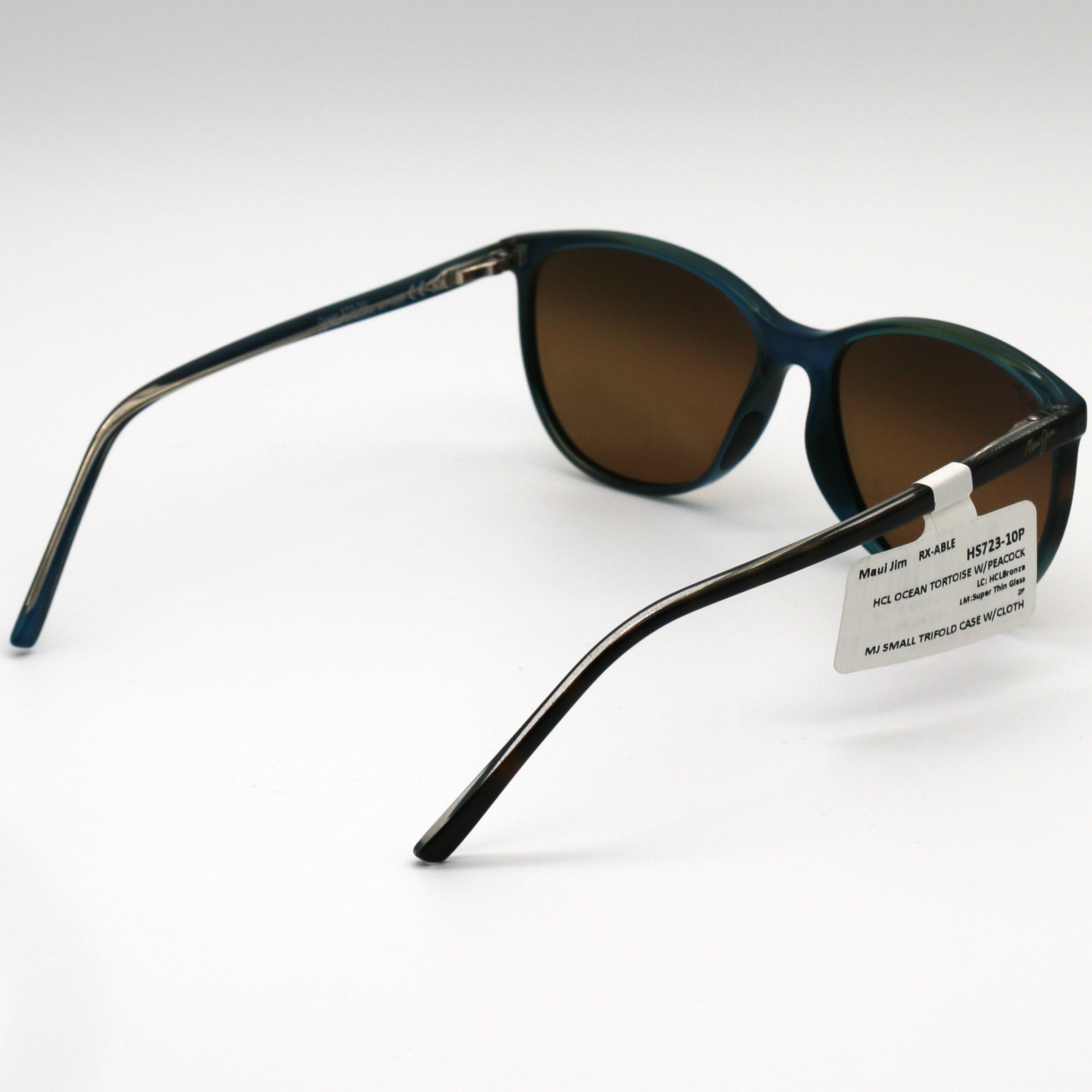 Maui Jim Ocean Polarized Sunglasses - Tortoise with Peacock Frame / HCL Bronze Lens - BeachToBlvd