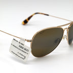 Maui Jim Sunglasses Mavericks Readers - Gold Frame with Bronze HCL Lens - 1.5x - BeachToBlvd