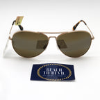 Maui Jim Sunglasses Mavericks Readers - Gold Frame with Bronze HCL Lens - 1.5x - BeachToBlvd